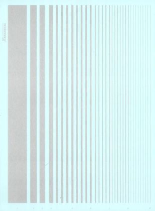 Parallel Stripes Silver (9 different widths)