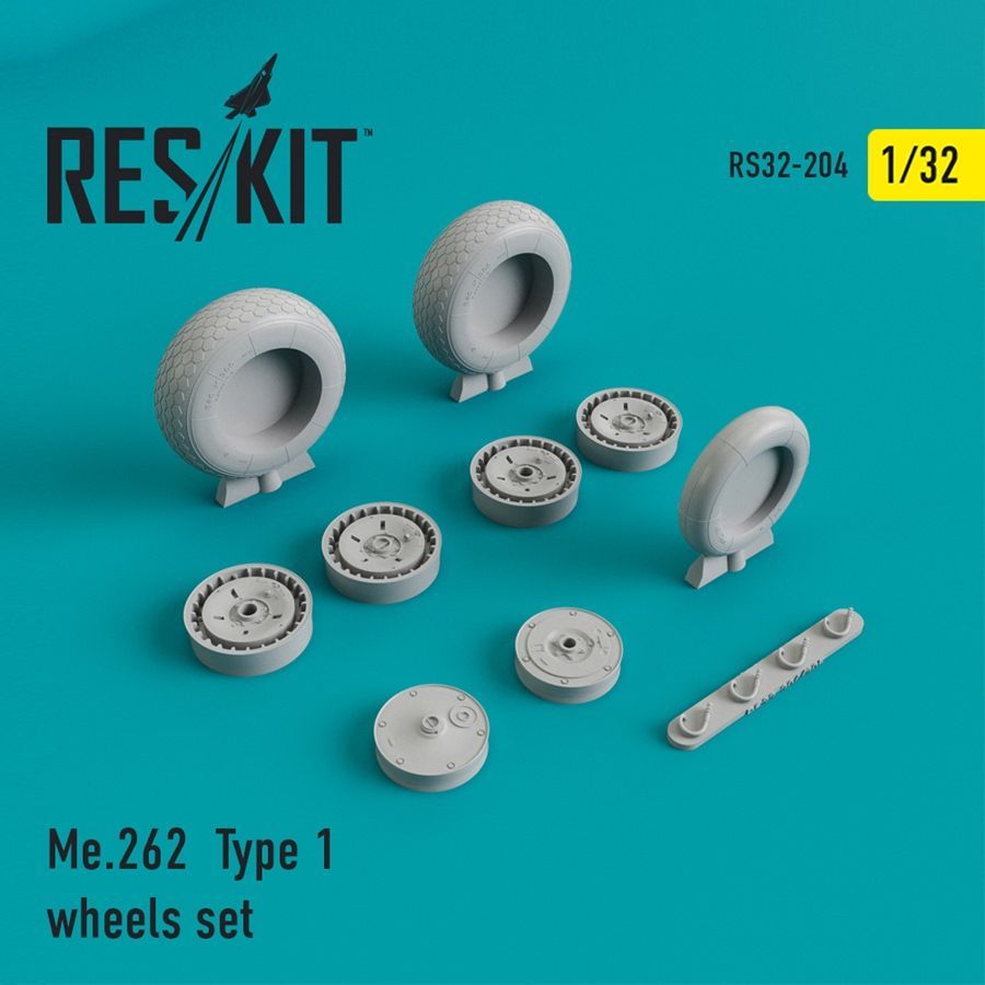 1:32 Messerschmitt Me-262A-1/Me-262B-2 Type 1 wheels set