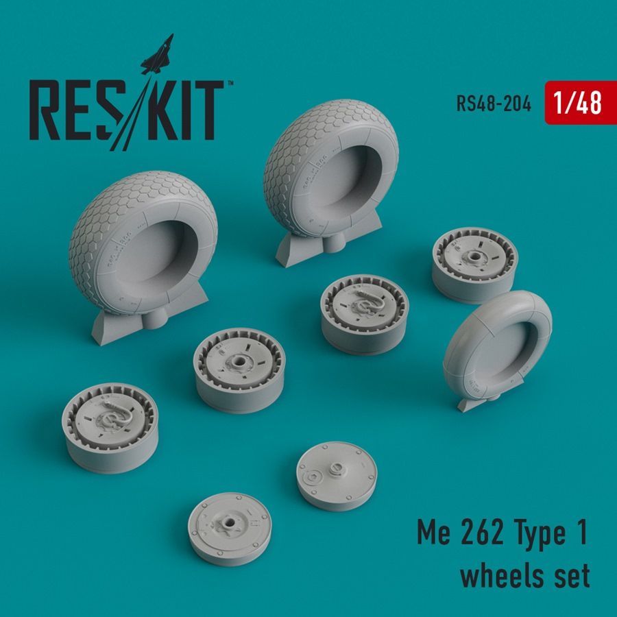 1:48 Messerschmitt Me-262A-1/Me-262B-2 Type 1 wheels