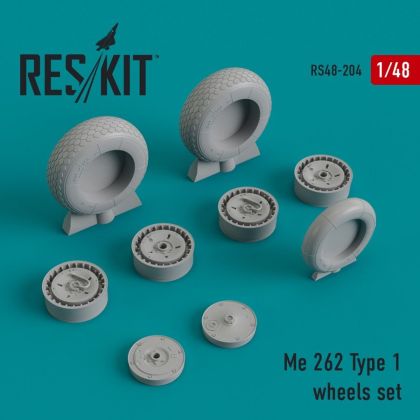 1:48 Messerschmitt Me-262A-1/Me-262B-2 Type 1 wheels