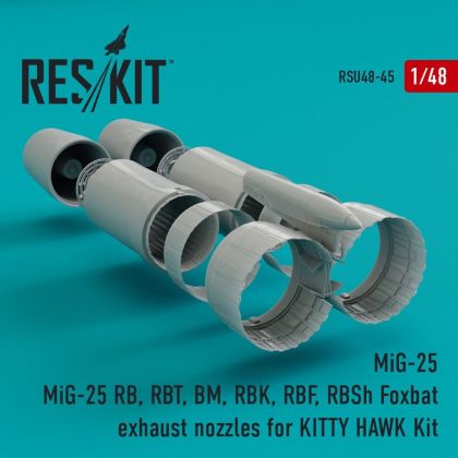 1:48 MiG-25RB/RBS MiG-25PD/PDS MiG-25PU Foxbat exhaust nozzles