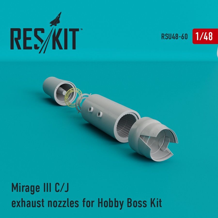 1:48 Dassault Mirage IIIC/J exhaust nozzles