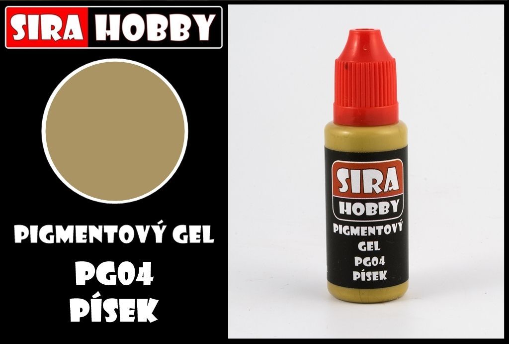 Pigmentový gel-písek