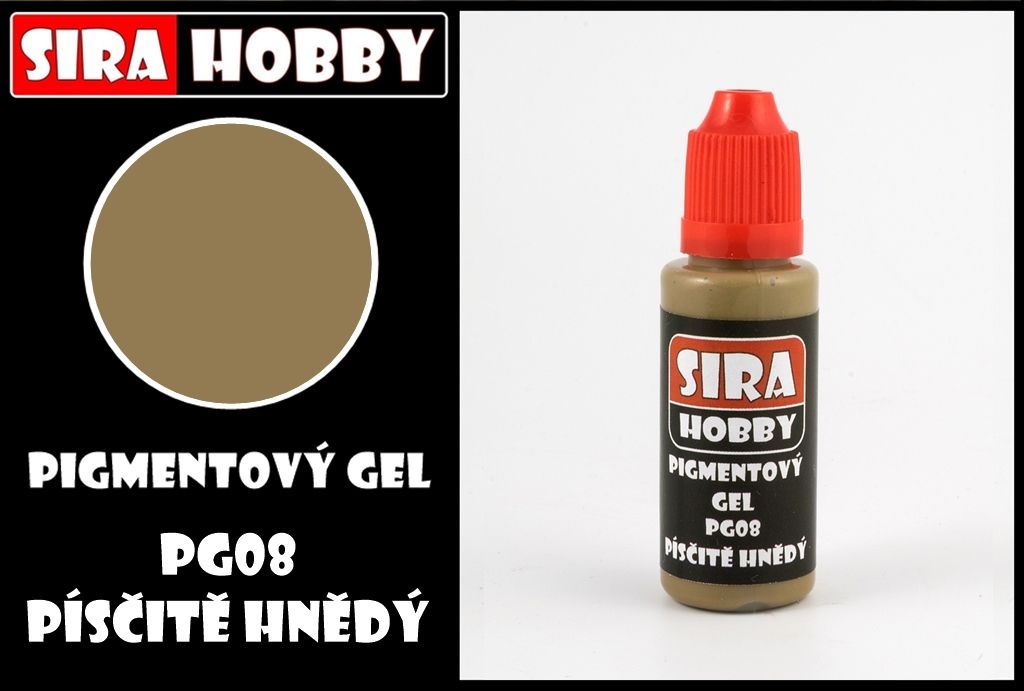 Pigmentový gel - písčitě hnědý