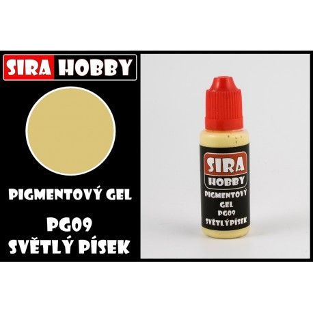 Pigmentový gel - světlý písek