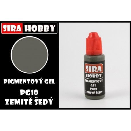 Pigmentový gel - zemitě šedý