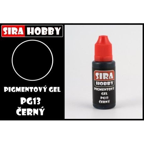 Pigmentový gel - černý