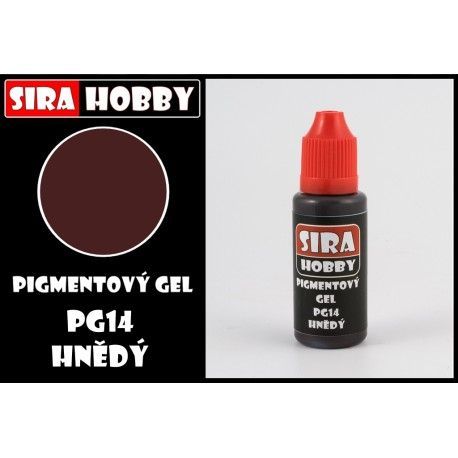 Pigmentový gel - hnědý