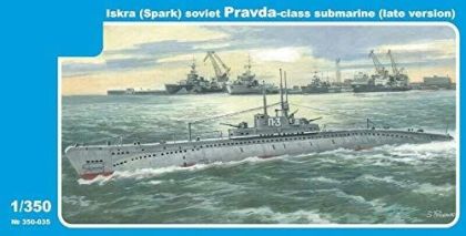 1:350 Iskra (Spark) Soviet PRAVDA-Class Submarine Late Version