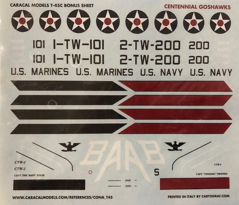 1:48 McDonnell-Douglas T-45C Goshawks USUALLY