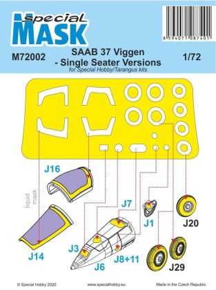 1:72 SAAB 37 Viggen - Single Seater Versions
