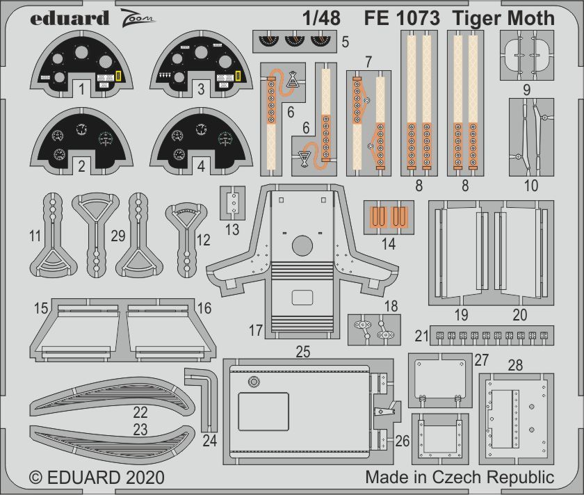 1:48 de Havilland Tiger Moth