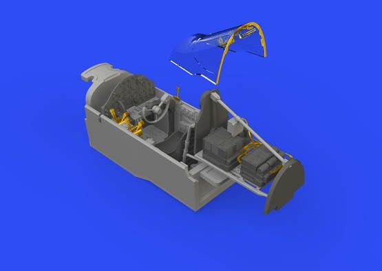 1:48 Lockheed P-38G Lightning cockpit