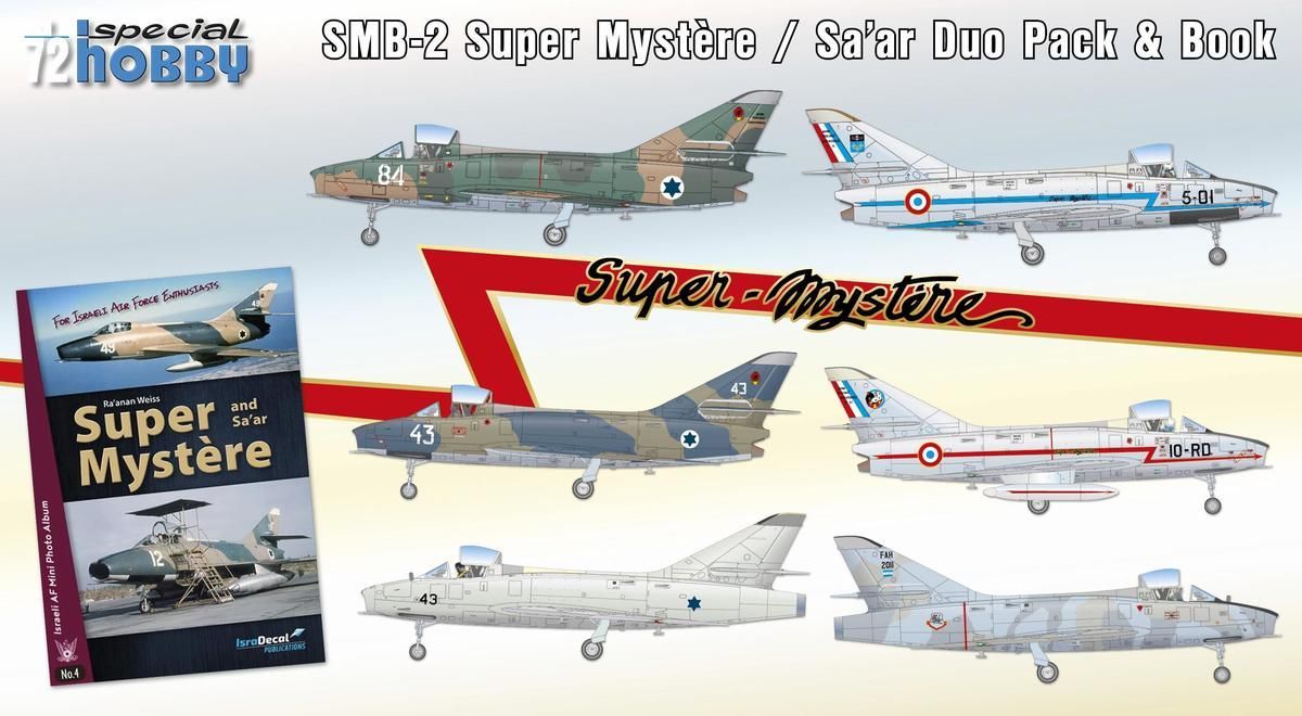 1:72 SMB-2 Super Mystere Duo Pack & Book