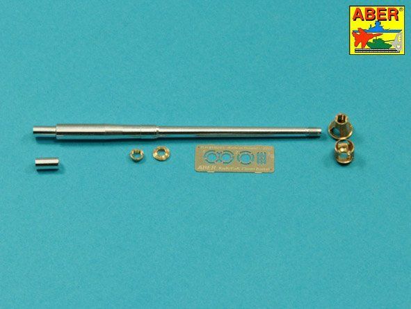 1:35 German 7,5cm gun barrel with muzzle brake for Pak 40/3 - Marder III, Ausf.M