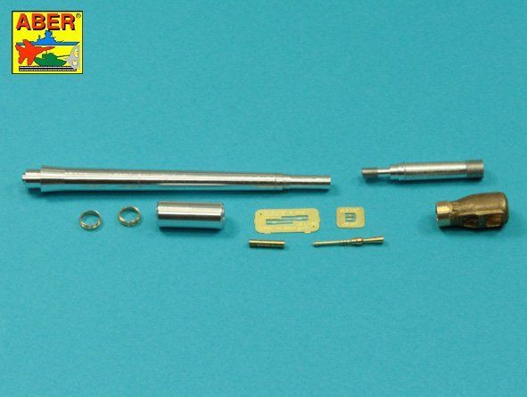 1:35 Armament for Soviet SU-122-54: 1x122 mm D-49 gun barrel, 1x14,5 mm KPVT