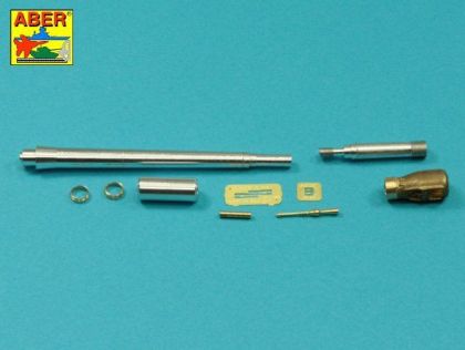 1:35 Armament for Soviet SU-122-54: 1x122 mm D-49 gun barrel, 1x14,5 mm KPVT