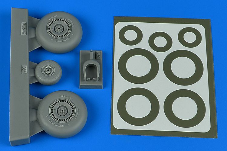 1:48 Do 217N wheels & paint masks - early B