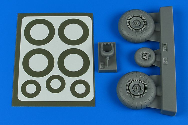 1:48 Do 217N wheels & paint masks - late A