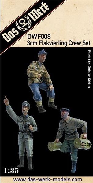 1:35 3cm Flakvierling Crew Set