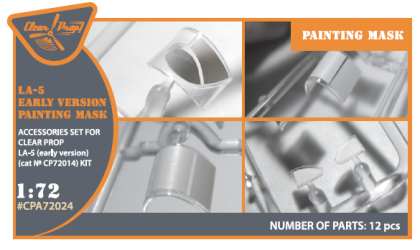 1:72 La-5 (early version) painting mask