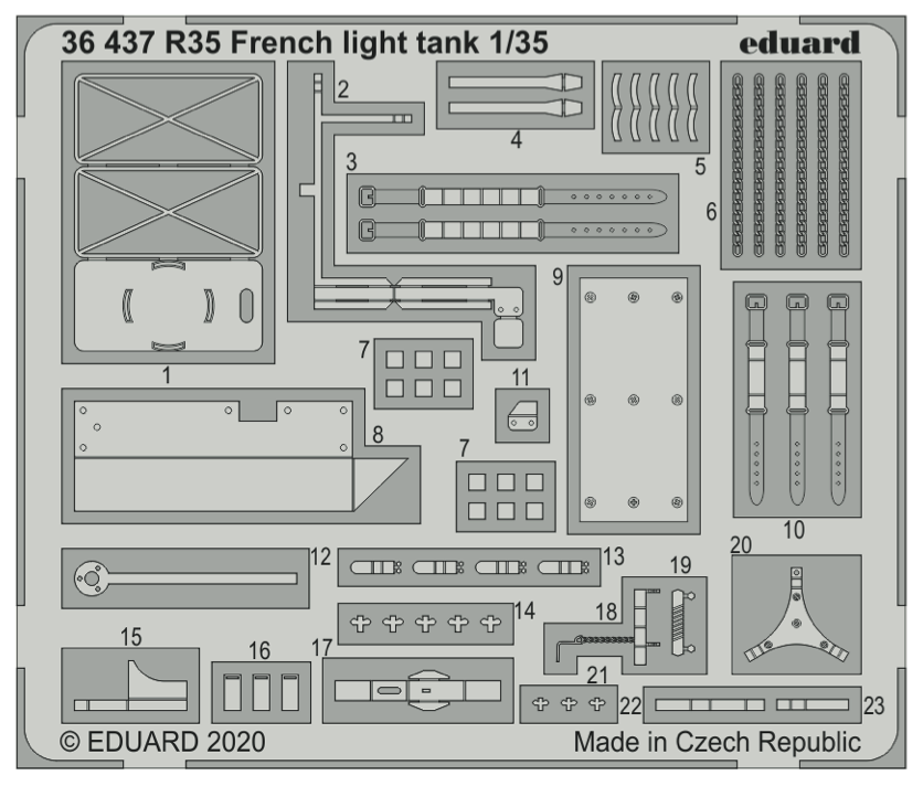 1:35 R35 French light tank