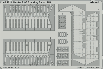 1:48 Hawker Hunter F.4/F.5 landing flaps
