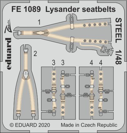 1:48 Westland Lysander seatbelts STEEL