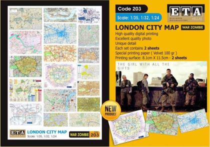 1:24/1:32/1:35 ZOMBIE - LONDON CITY MAP
