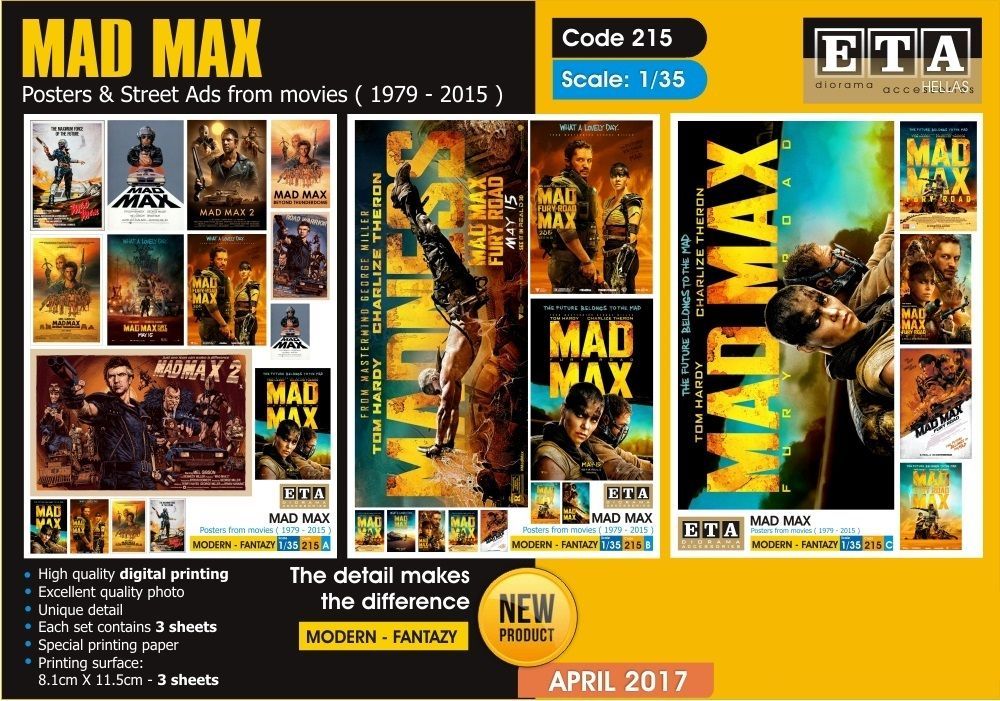 1:35 Mad Max - Poster & Street Ads