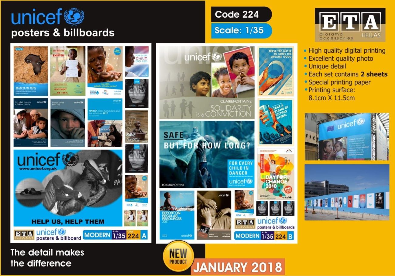1:35 Unicef Posters & Billboards