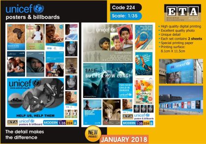 1:35 Unicef Posters & Billboards