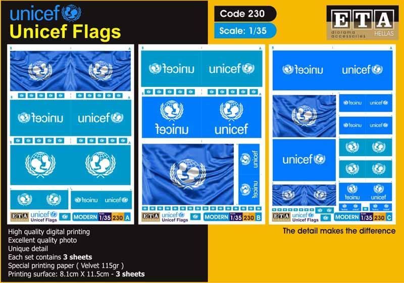1:35 Unicef Flags