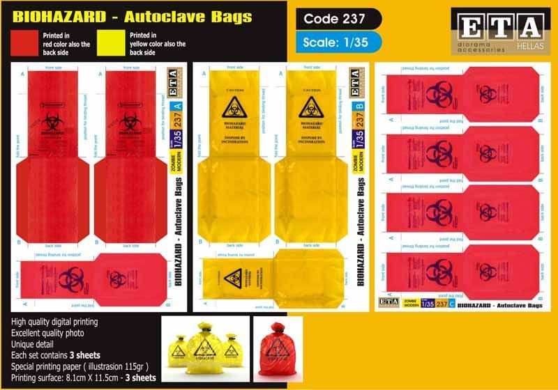 1:35 Biohazard - Autoclave Bags