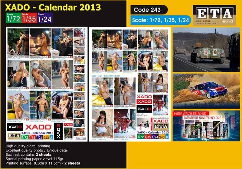 1:24/1:35/1:72 Xado Calendar