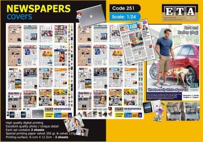1:24 Newspapers Covers / Pages