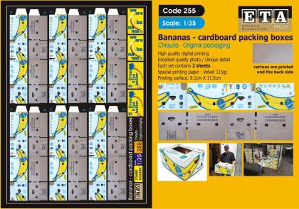 1:35 Bananas - cardbaord packing boxes