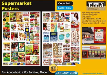 1:35 Supermarket Posters