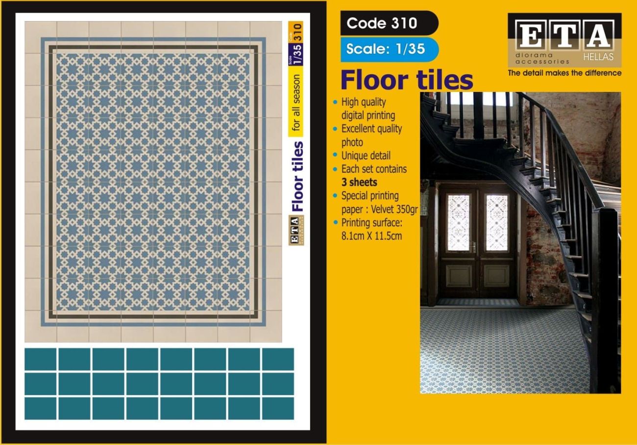 1:35 Floor tiles