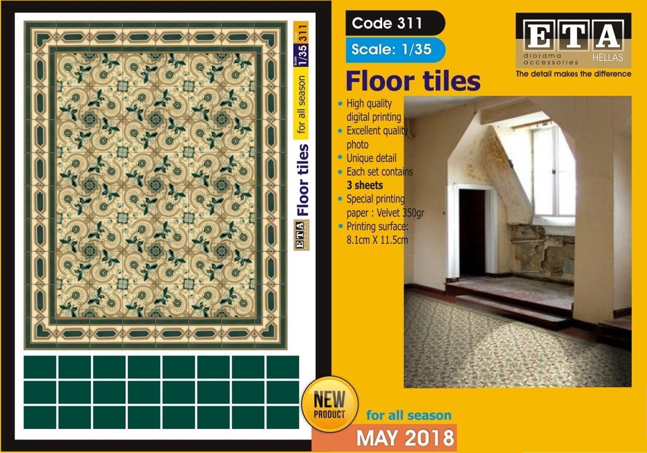 1:35 Floor tiles