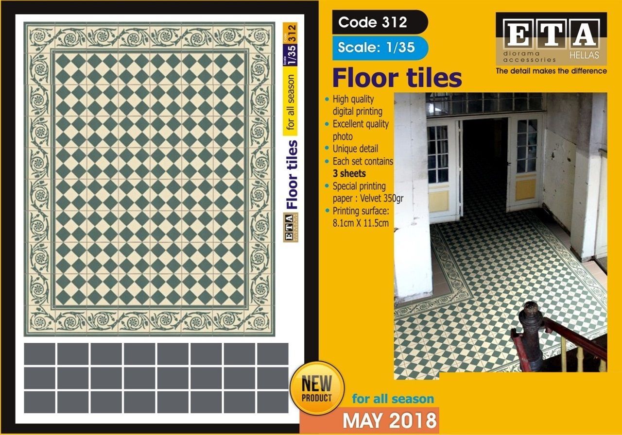 1:35 Floor tiles