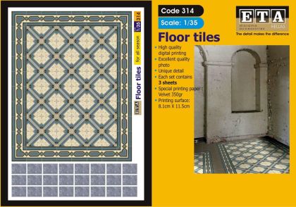 1:35 Floor tiles