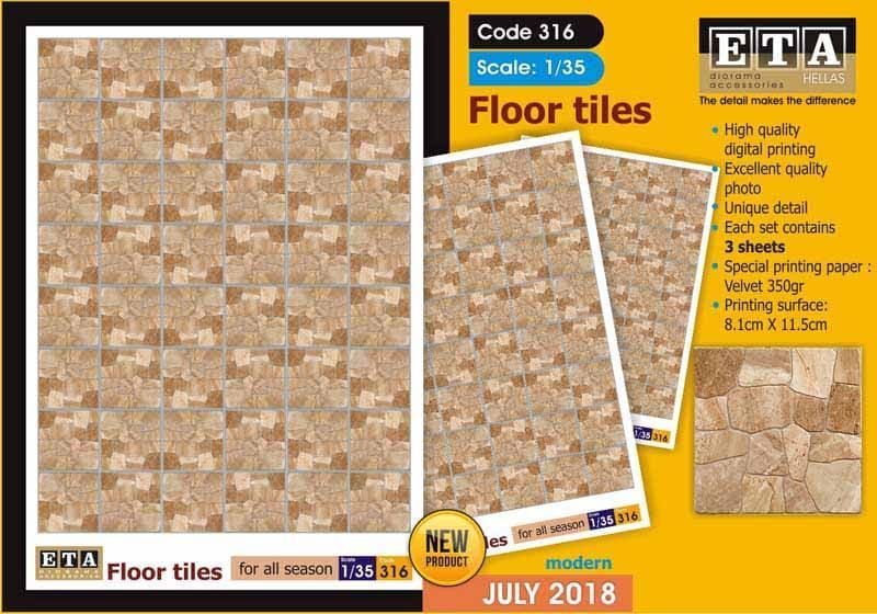 1:35 Floor tiles