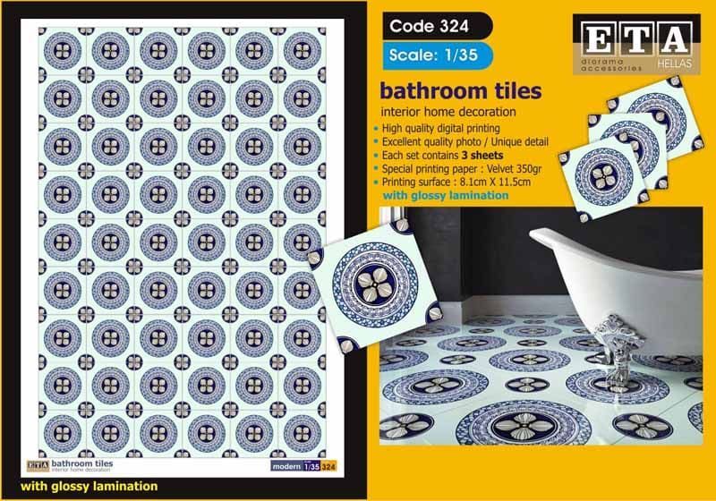 1:35 Bathroom tiles
