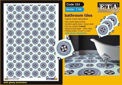 1:35 Bathroom tiles