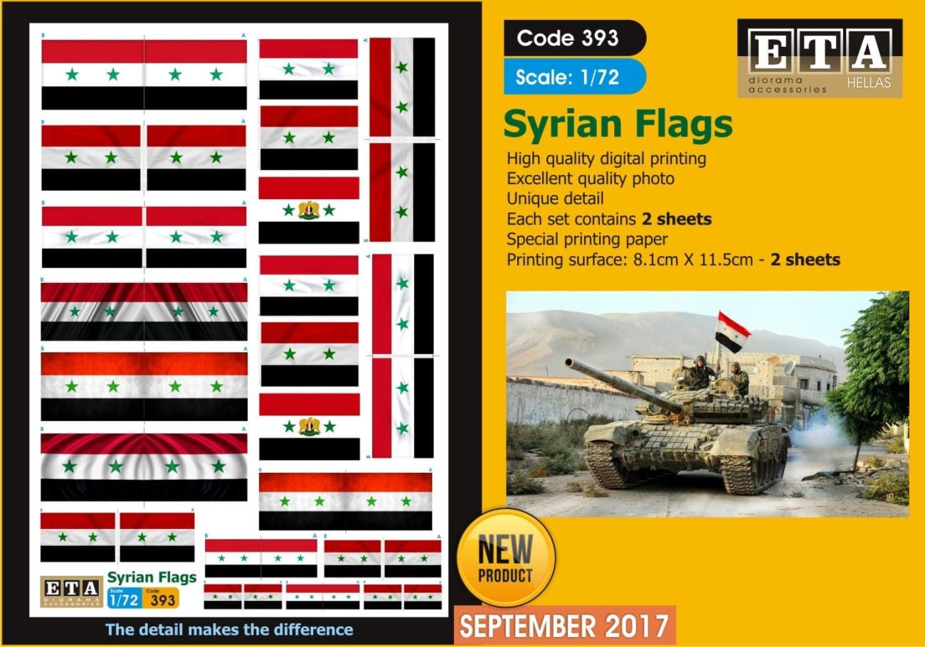 1:72 SYRIA WAR - Flags