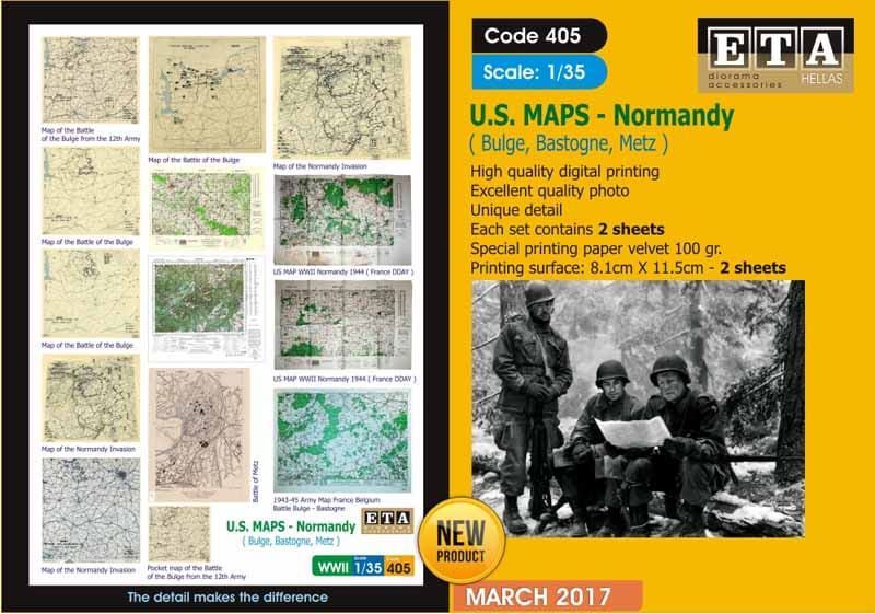 1:35 US Maps Normandy