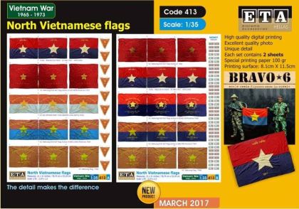 1:35 North Vietnamese Flags