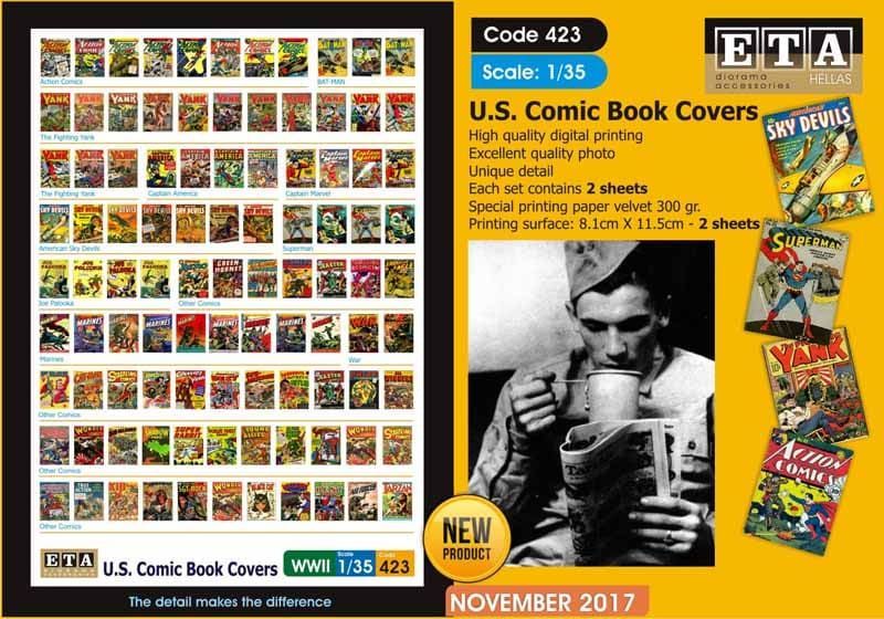 1:35 US Comic Book Covers
