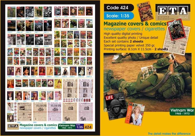 1:35 US Magazine Covers and Comics